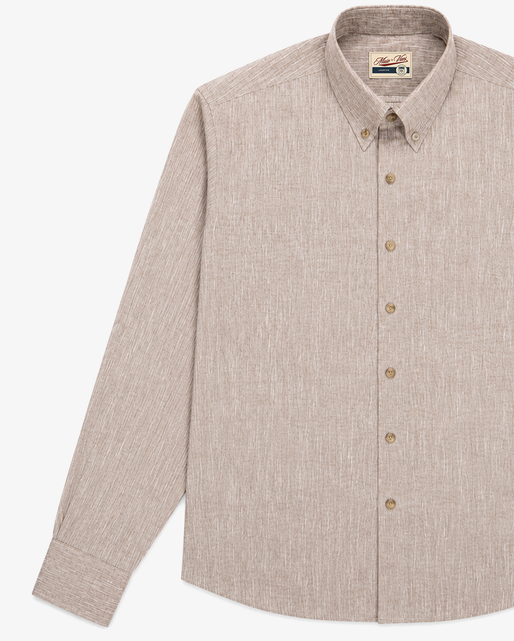 Sandstone Brown Linen Shirt