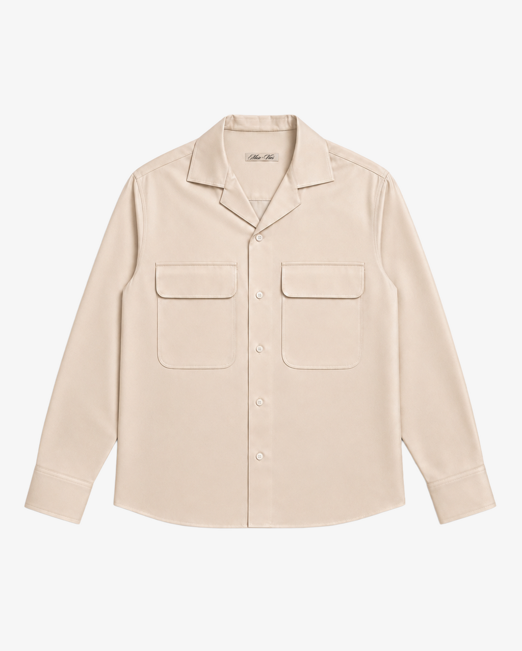 Riviera Utility Shirt in Cream
