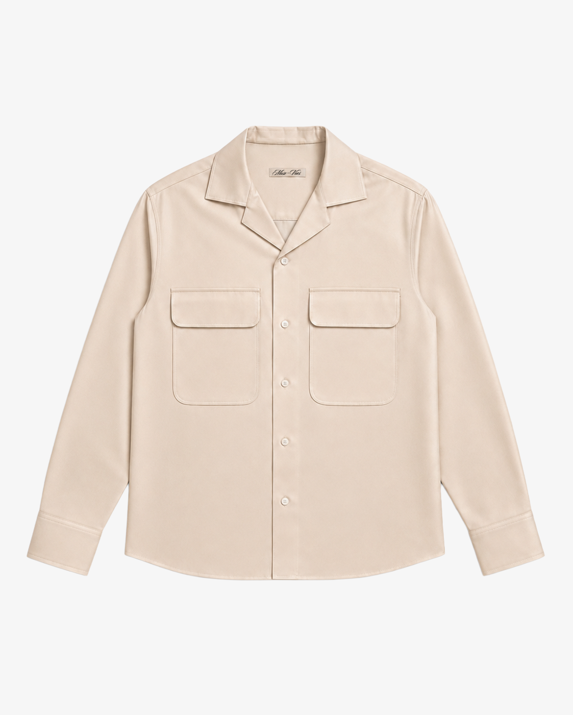 Riviera Utility Shirt in Cream
