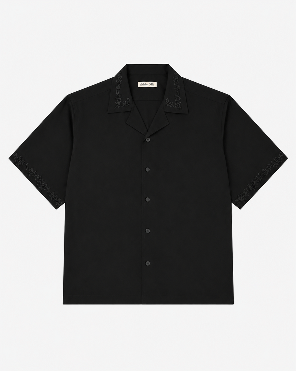 Noir Embroidered Shirt