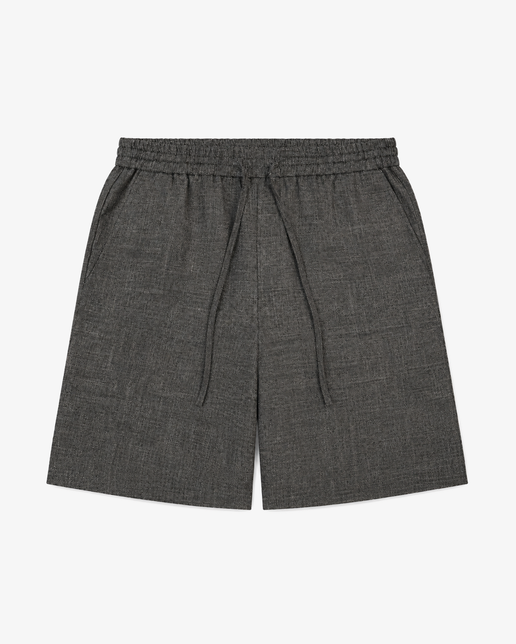 Linen Shorts in Charcoal