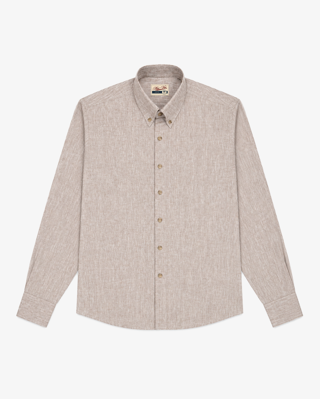 Sandstone Brown Linen Shirt