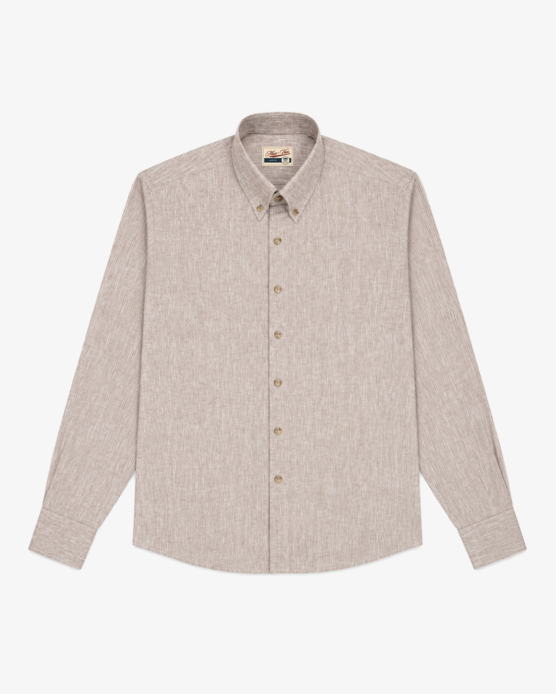 Sandstone Brown Linen Shirt
