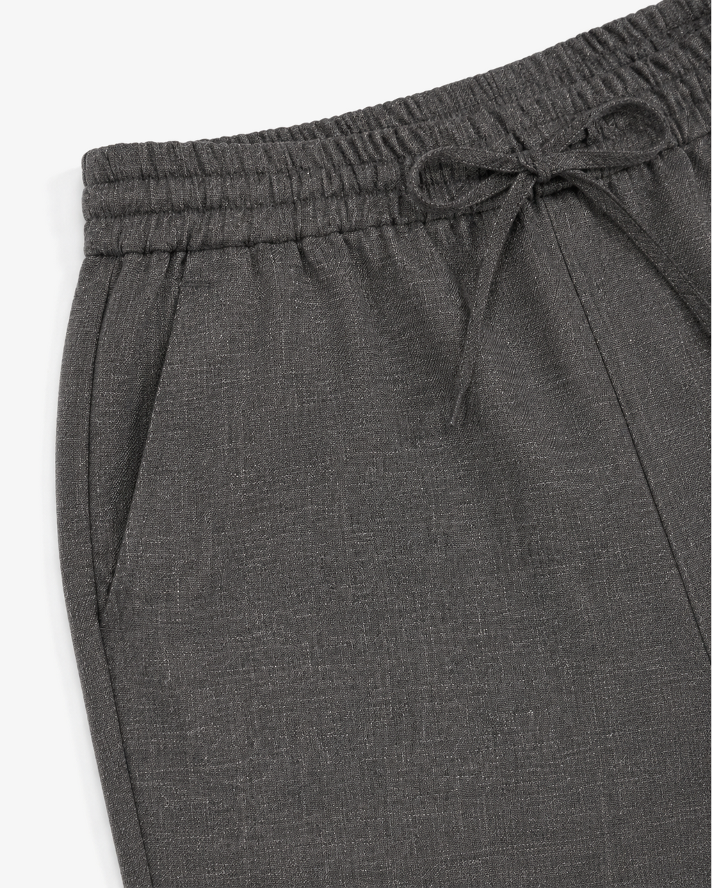 Linen Shorts in Charcoal