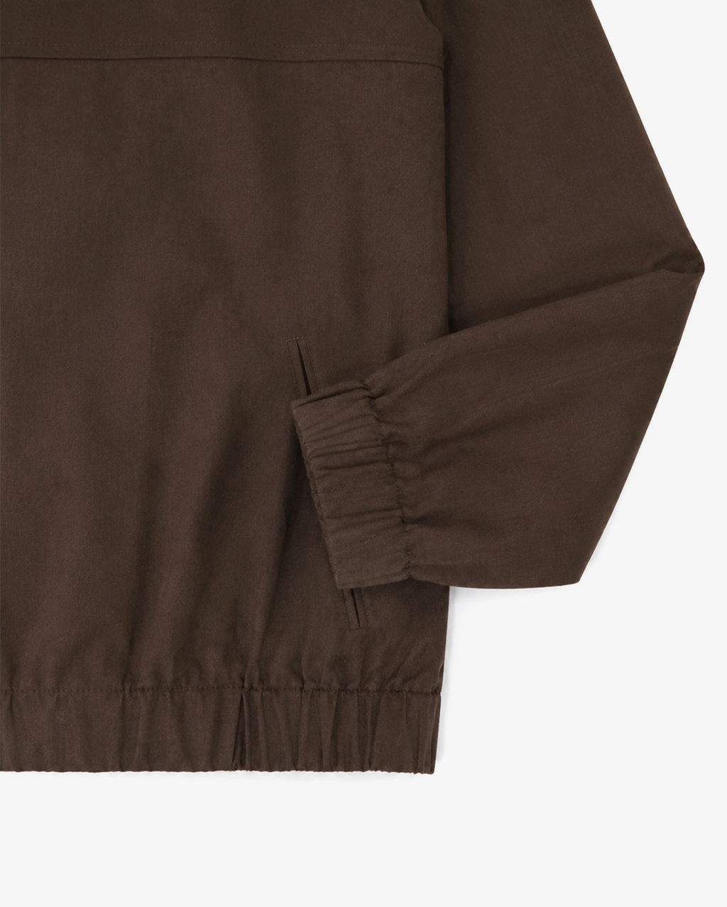 Mocha Linen Blouson