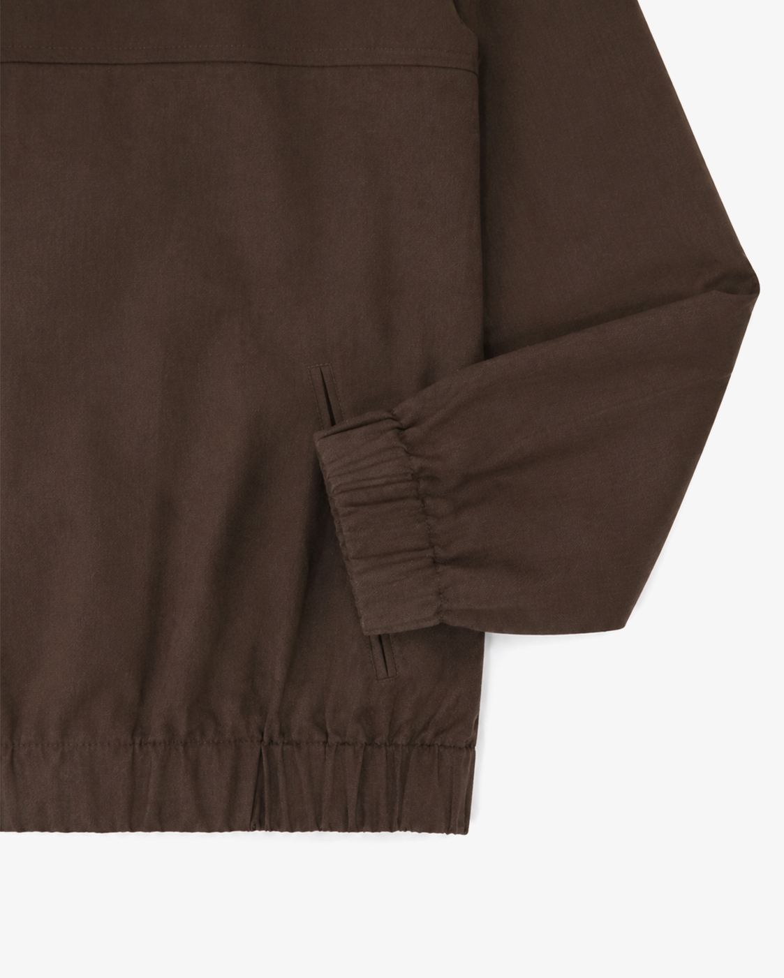 Mocha Linen Blouson
