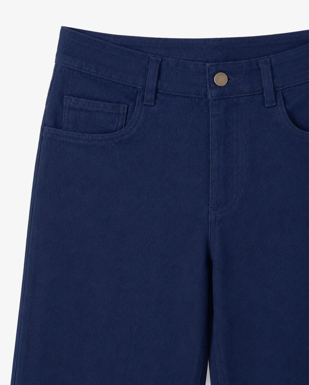 Classic Blue Straight-Cut Denim