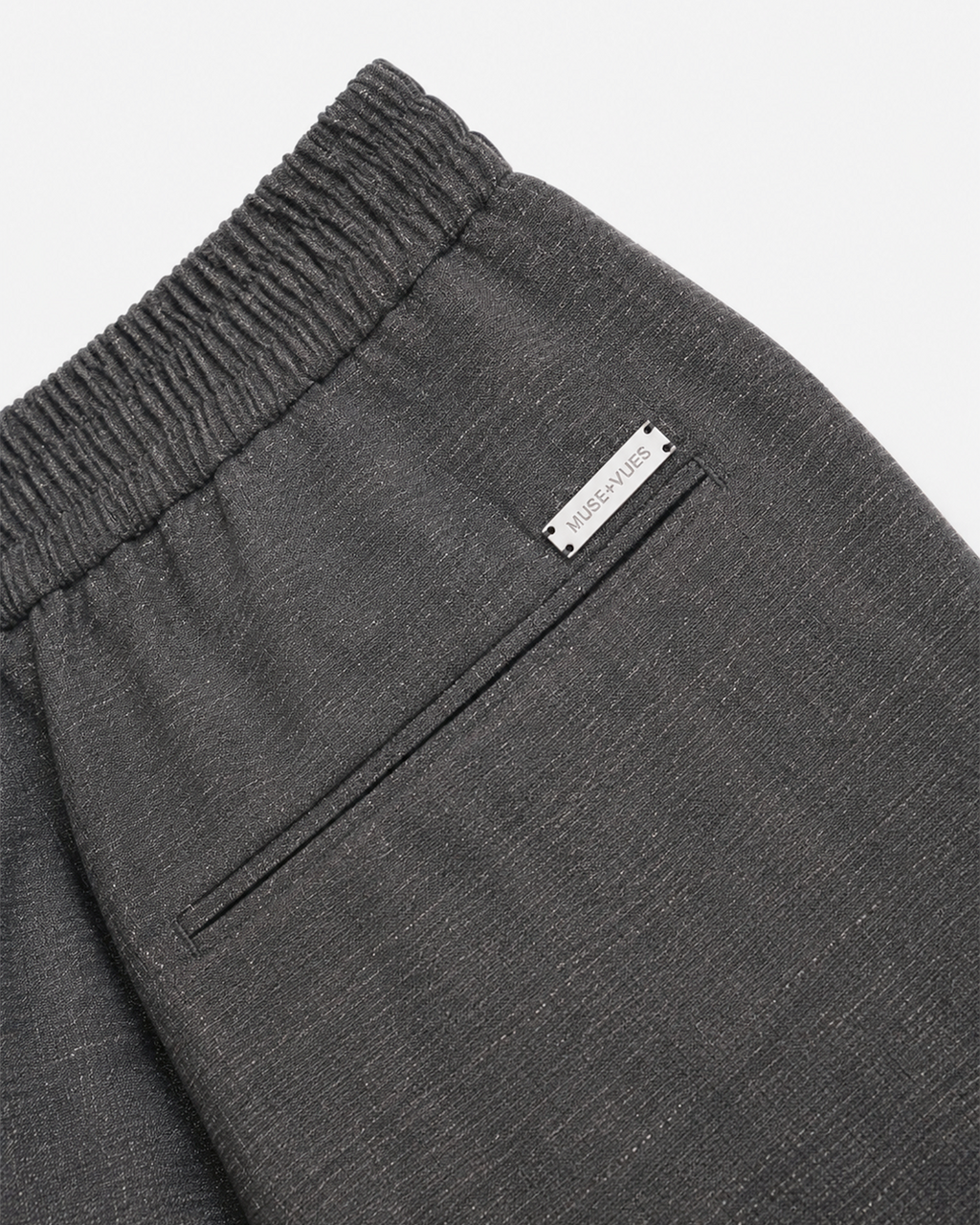 Linen Shorts in Charcoal