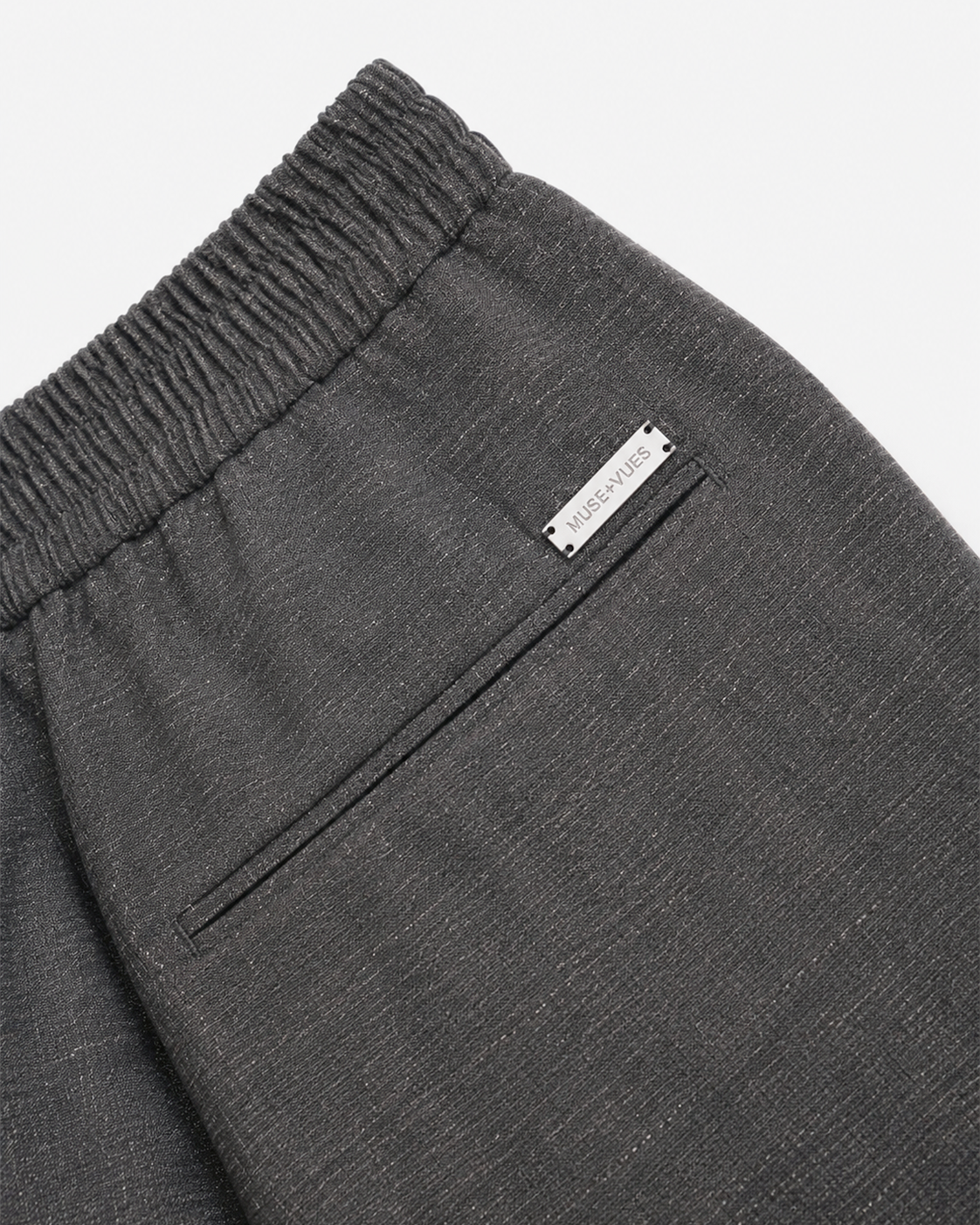 Linen Shorts in Charcoal