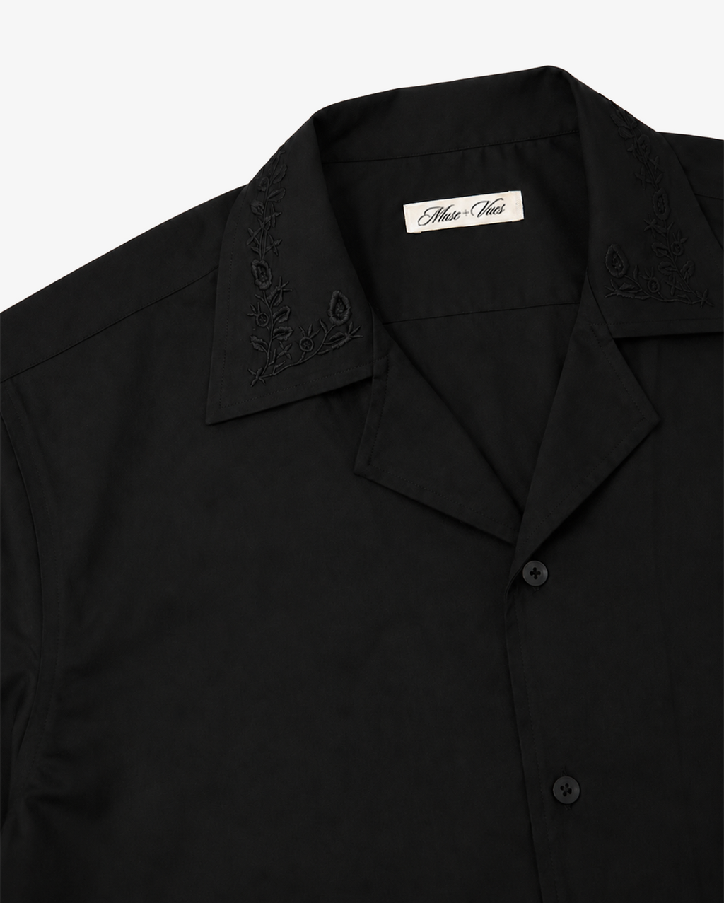 Noir Embroidered Shirt