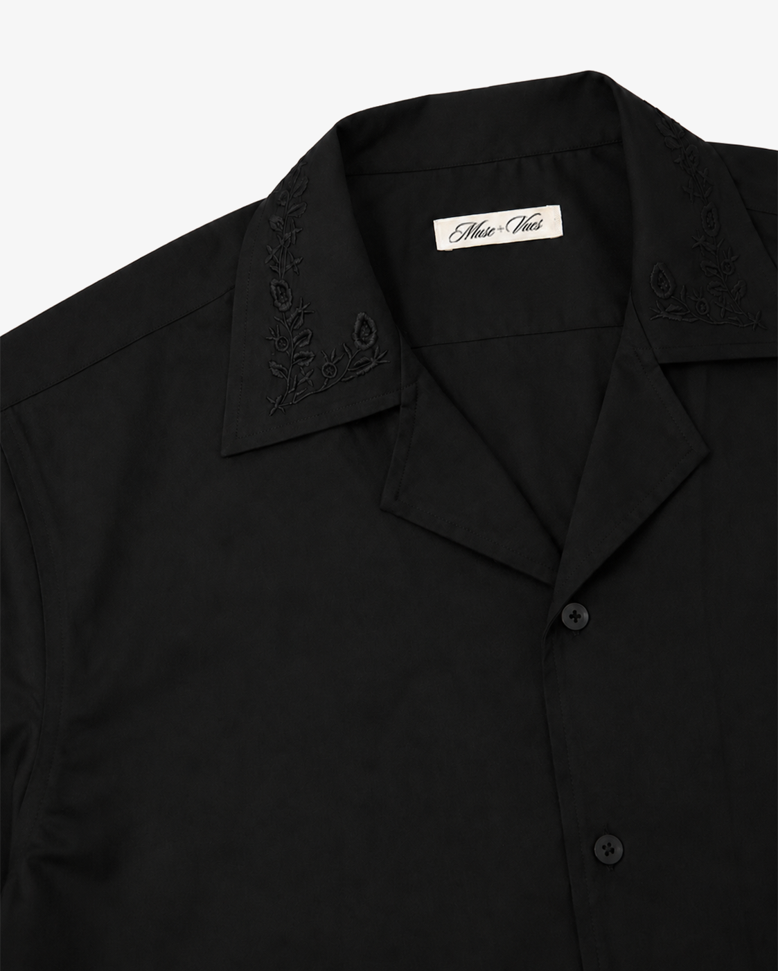 Noir Embroidered Shirt