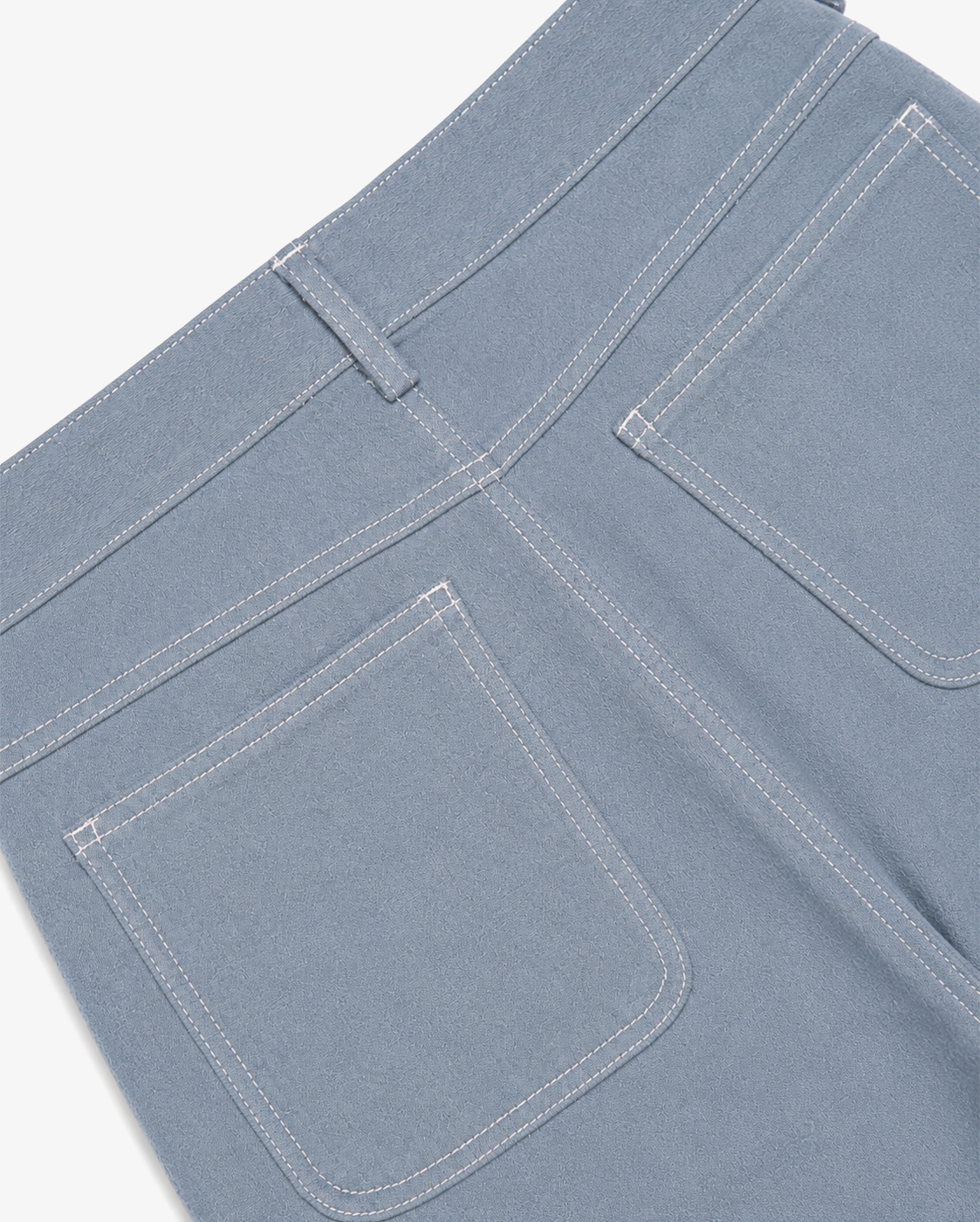 Light Wash Straight-Cut Denim