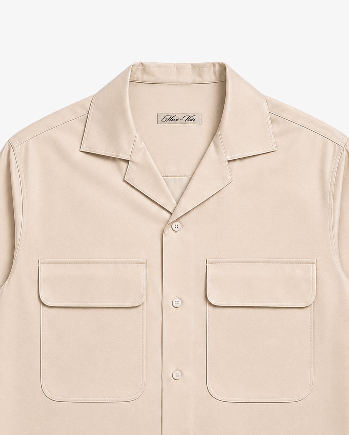 Riviera Utility Shirt in Cream