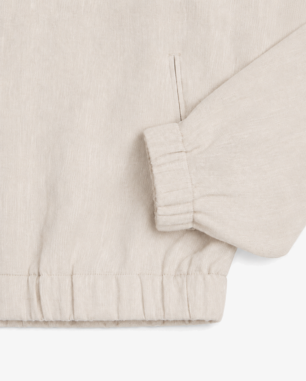 Cream Linen Blouson