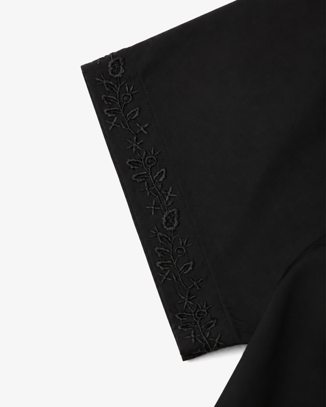Noir Embroidered Shirt
