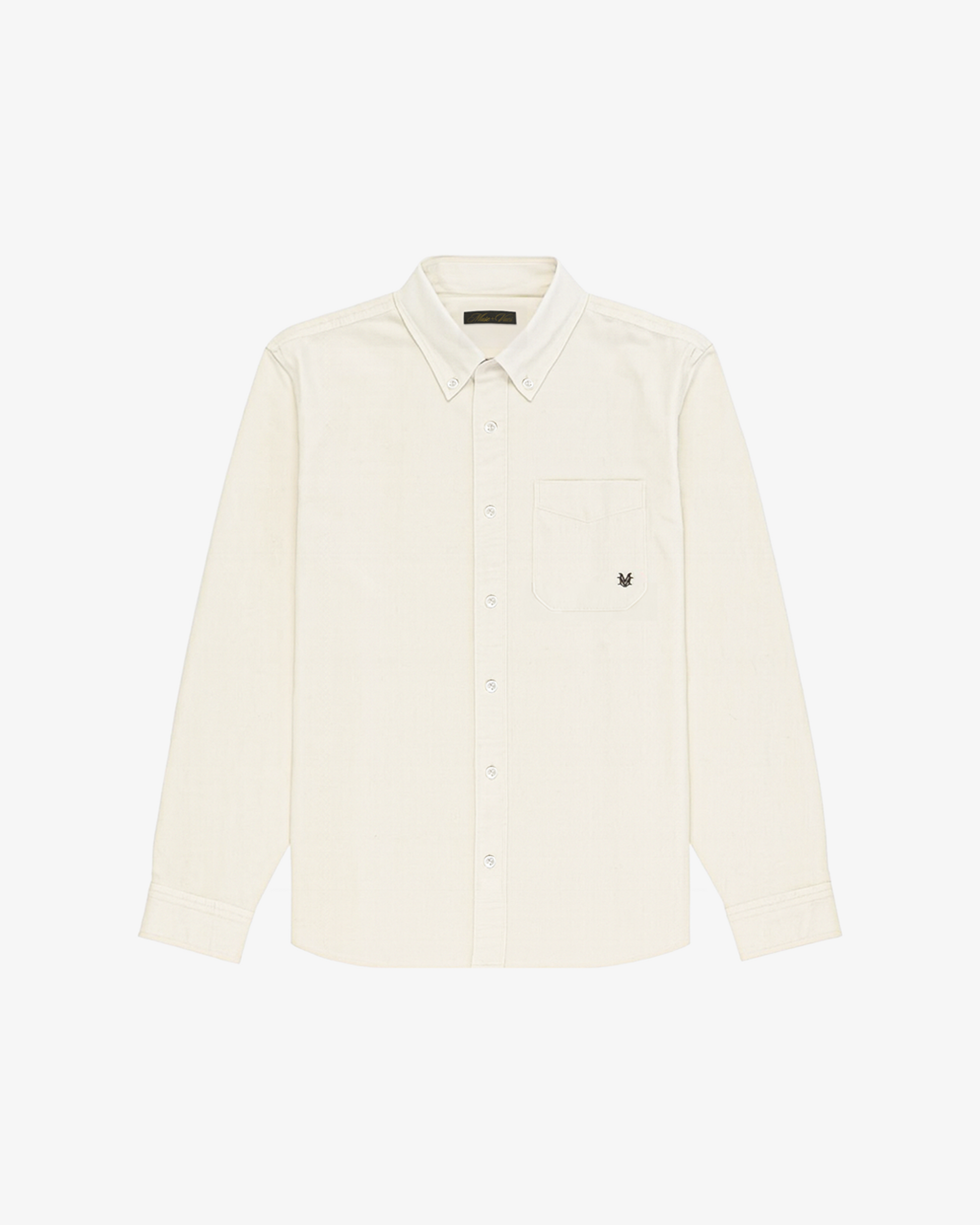 Cream Oxford Cloth Button-Down