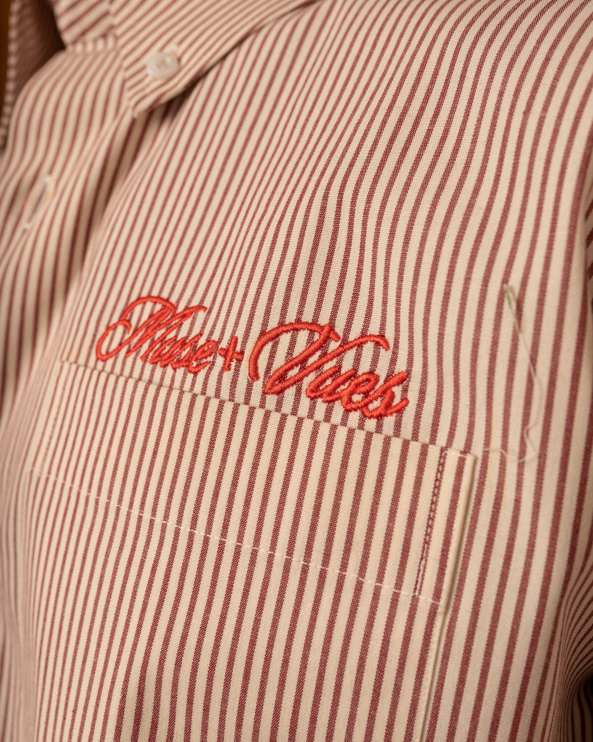 Red-Cream M+V Monogram Shirt