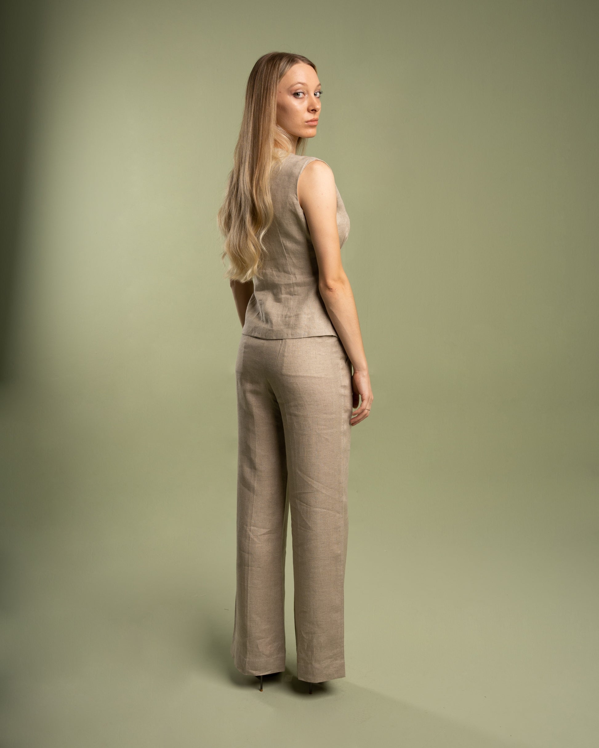 Natural Linen Pants