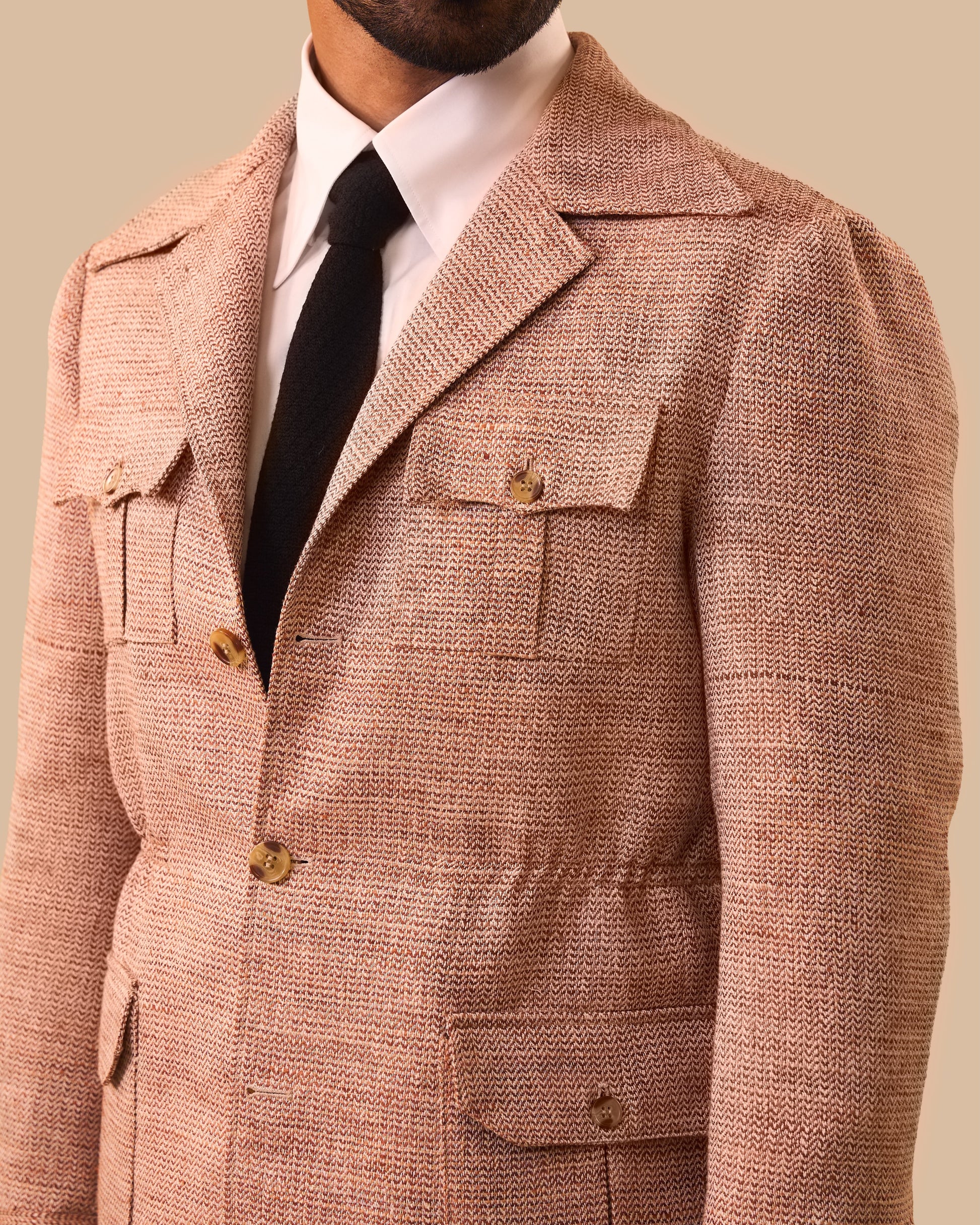 Handloom Safari Jacket