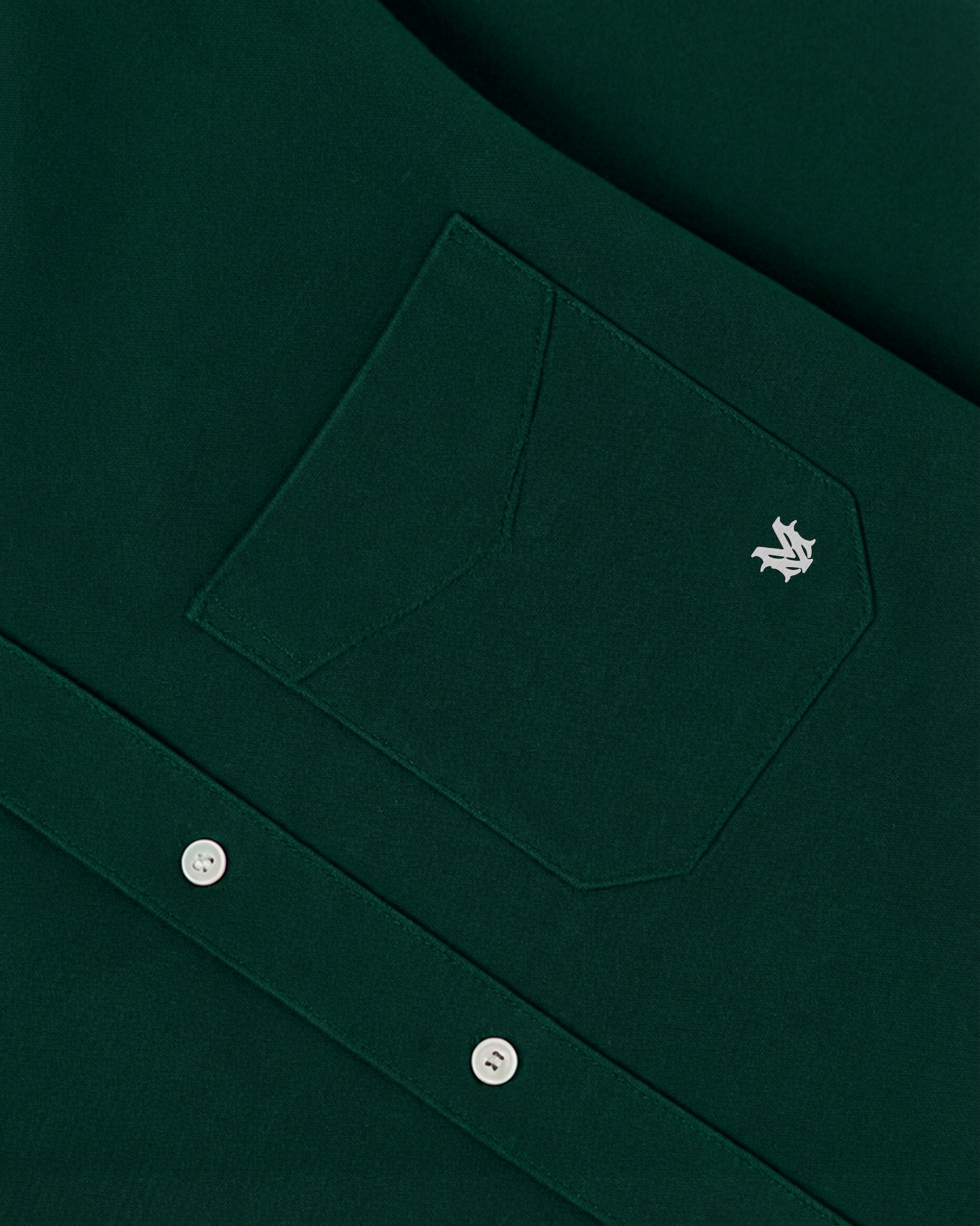 Green Oxford Cloth Button-Down