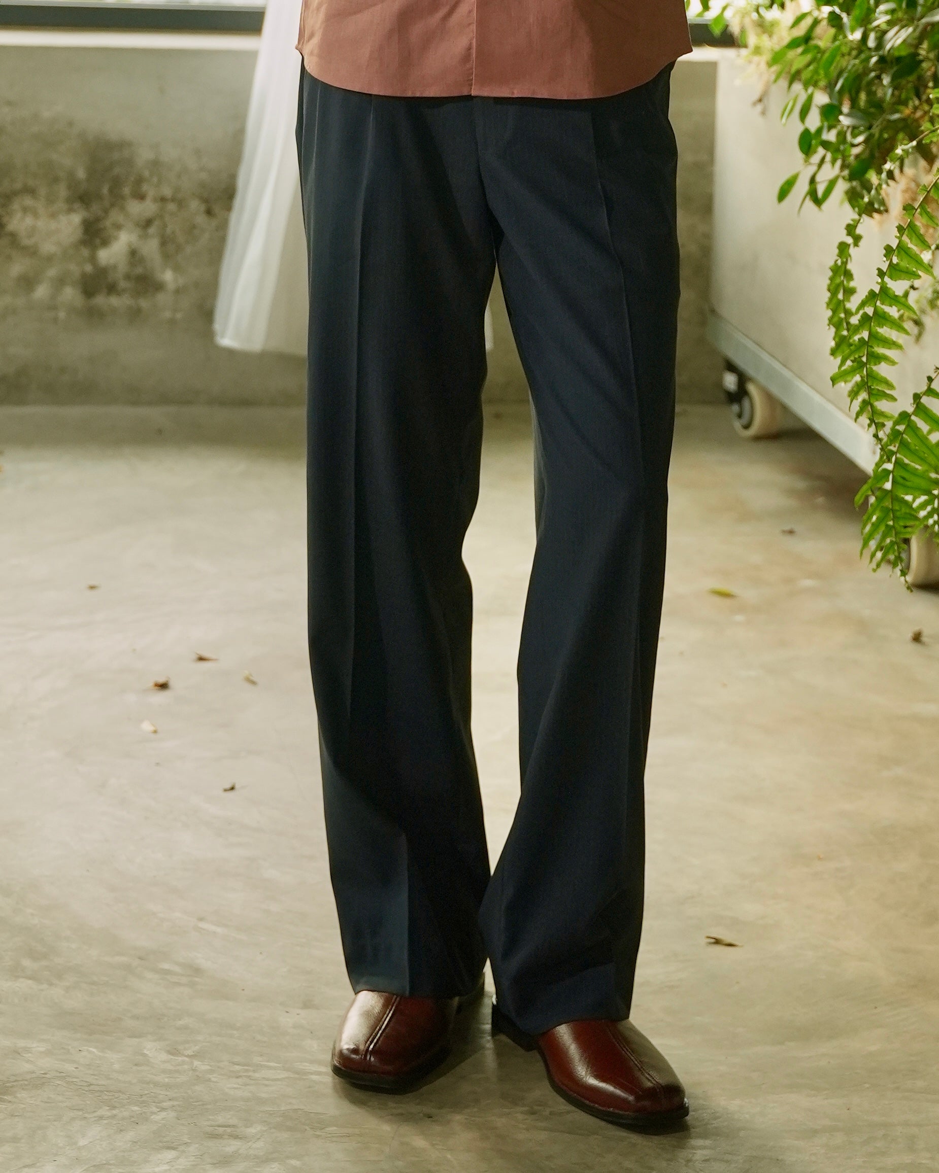 Blue Pinstripe Pants