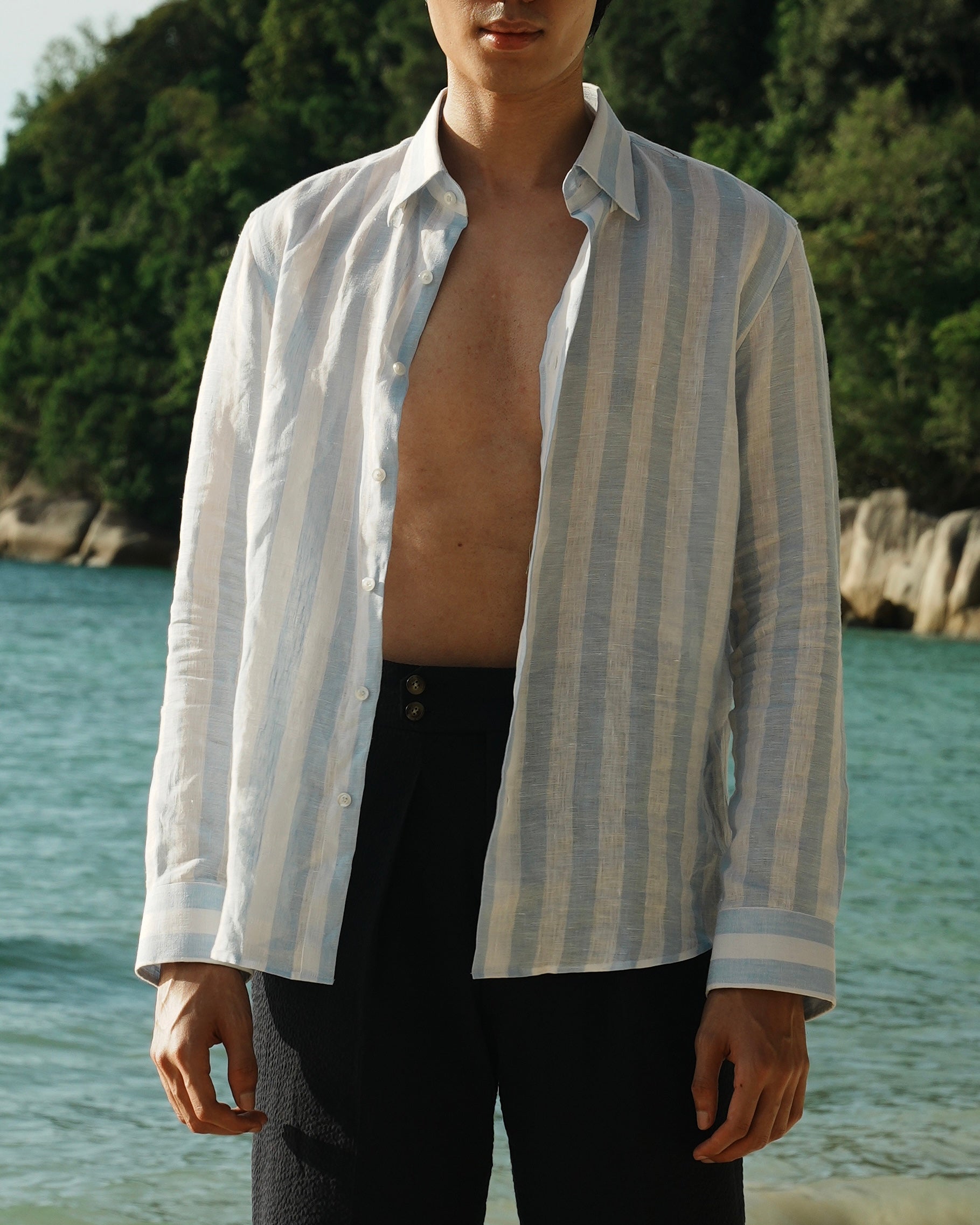 Stripe Linen Shirt