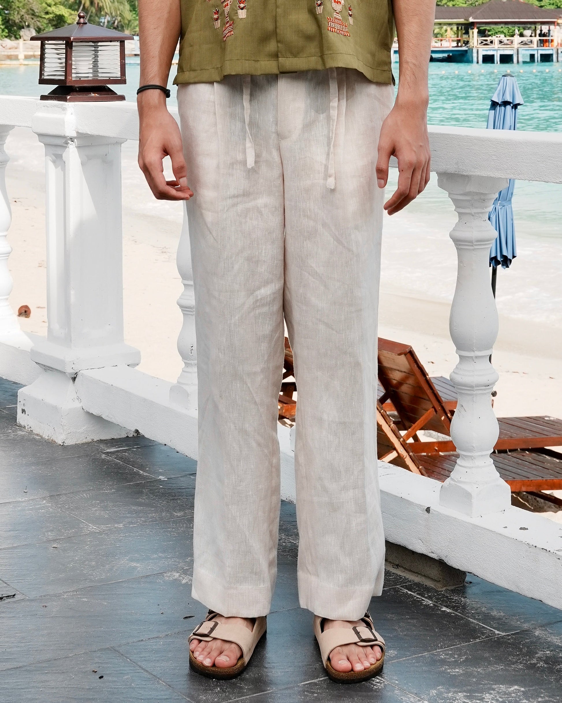 Natural Linen Pants