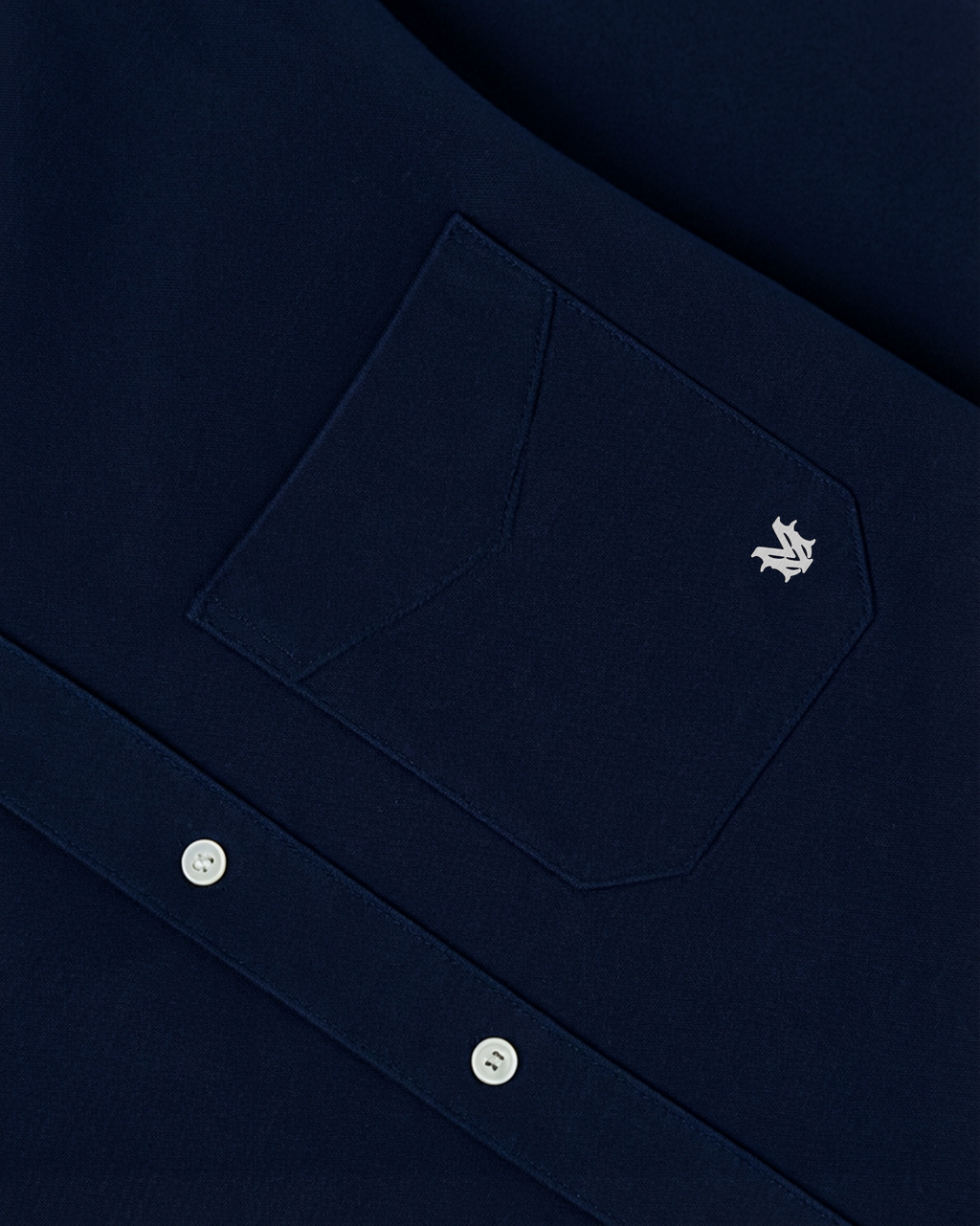 Navy Oxford Cloth Button-Down