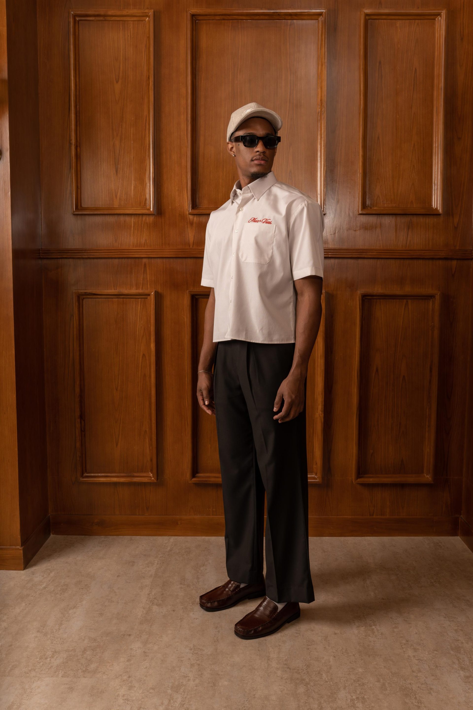 Black Box Pleat Wide Cut Pants - Image 2